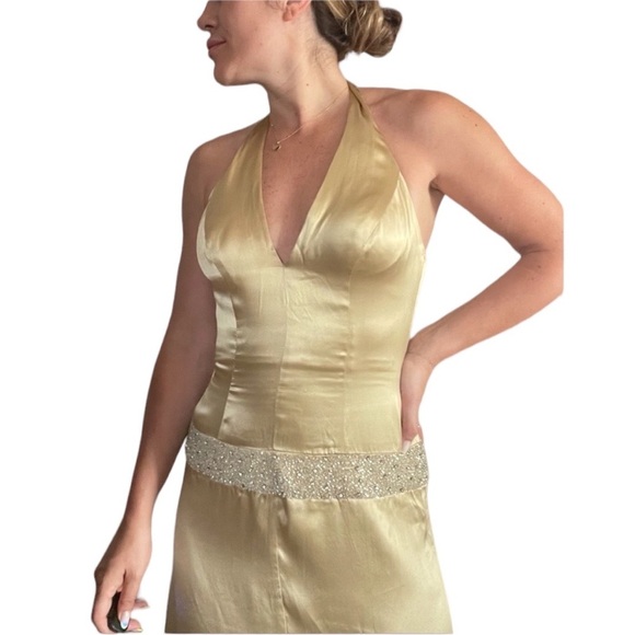 Jovani Halter Backless Dress - Picture 8 of 8